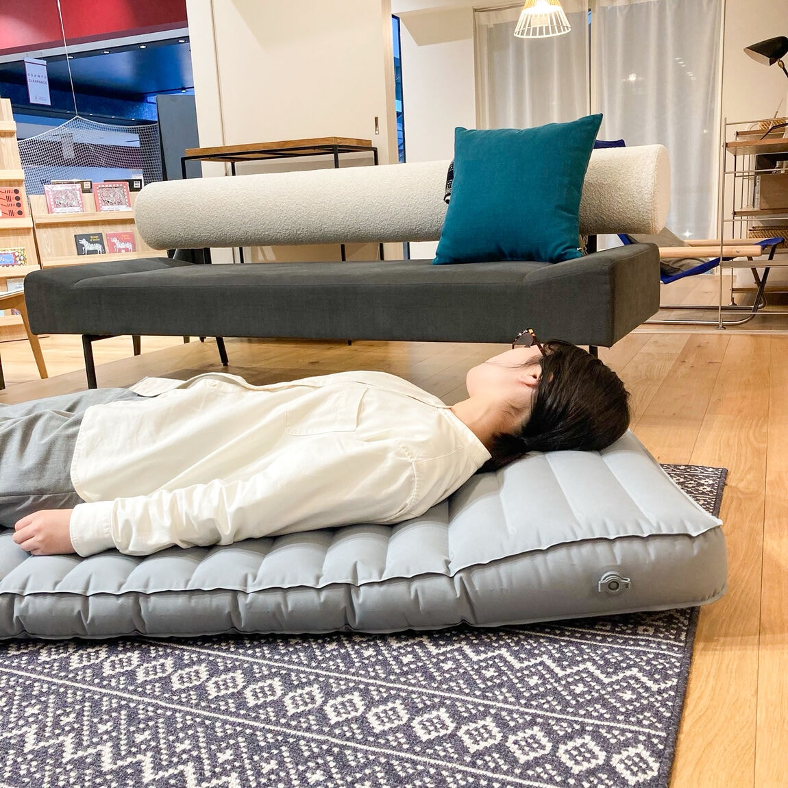 グランフロント大阪】様々な場面で活躍する、空気でできたマットレス